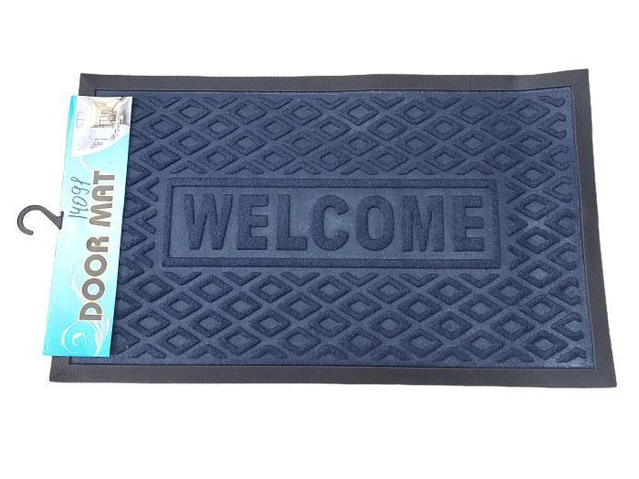 Килимок Welcom 45 * 75 синій VT6-14091(25шт) 11166 фото