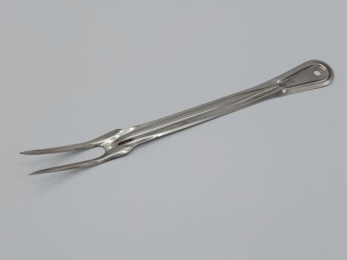 Вилка транжирная поварская кухонная металлическая для мяса L 33,5 cm 00289 фото