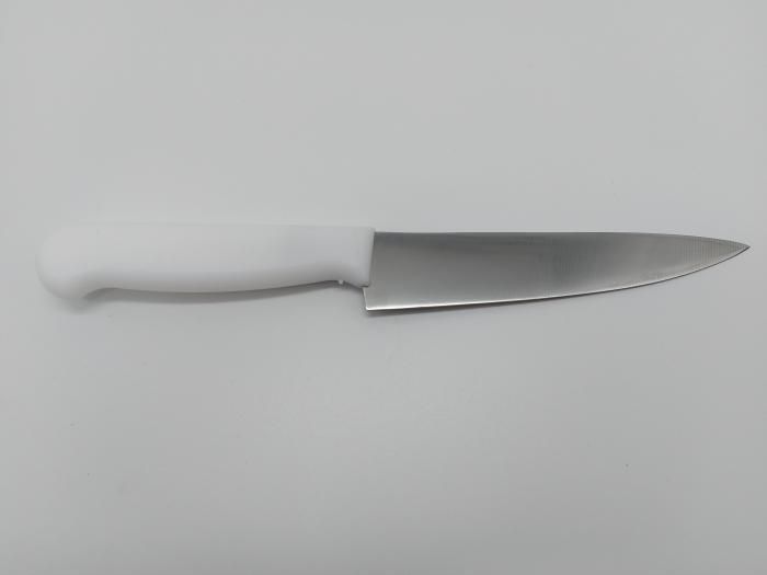 Нож кухонный универсальный с белой ручкой "MASTER" L 26,5 cm лезвие 15 cm Кухонные ножи и подставки 12411 фото