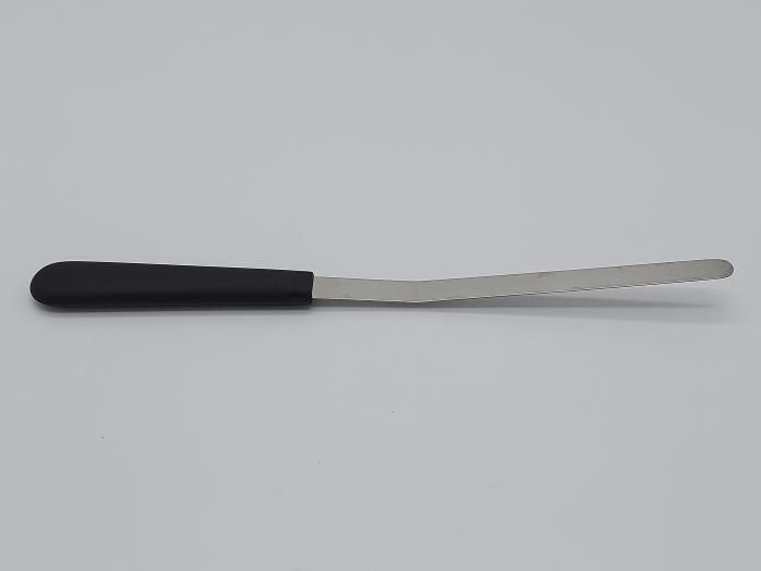 Шпатель кондит.нерж вигнутий з пластм ручкою 29*1,2см VT6-19708(360шт) 18973 фото