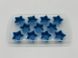 Форма емкость для заморозки кубиков льда пластиковая Звезда 22*11 cm H 2 cm/3*3 cm H 2 cm 18846 фото 2