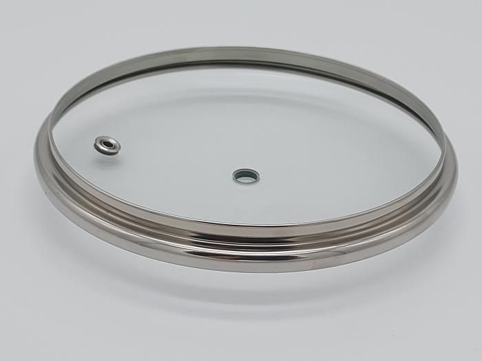 Крышка стеклянная для сковородки без ручки D 14 cm 09227 фото
