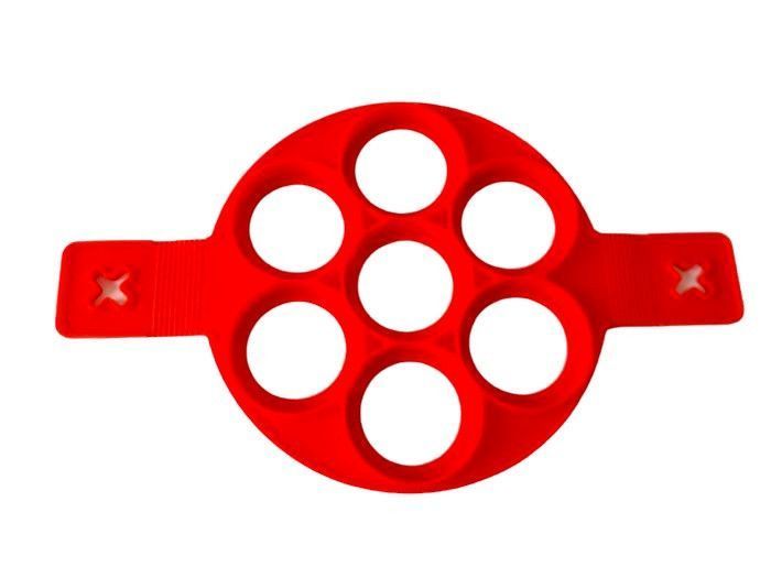 Форма силіконова для оладок (7порцій) О23 * з ручкой40см кругла VT6-20024(150шт) 19344 фото