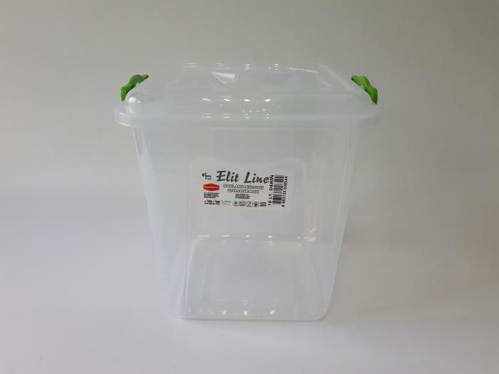 Пластиковый контейнер для пищевых продуктов с крышкой Senyayla Plastik 2654 Судок пищевой с защелками 10 л 07044 фото