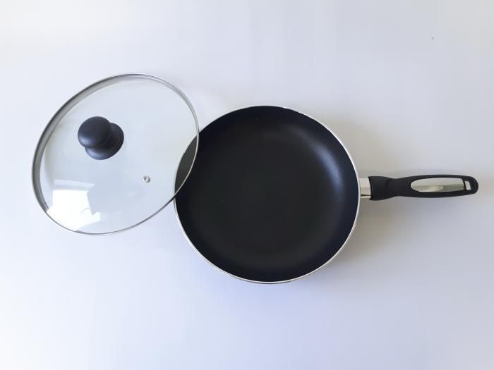 Сковорідка AMY FRY PAN 26см XJ-FP-26 з кришкою (12 шт) 12011 фото
