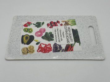 Дошка пластм.біла з сірою крихтою 40*25*0.5см VT6-20844(48шт) 20323 фото