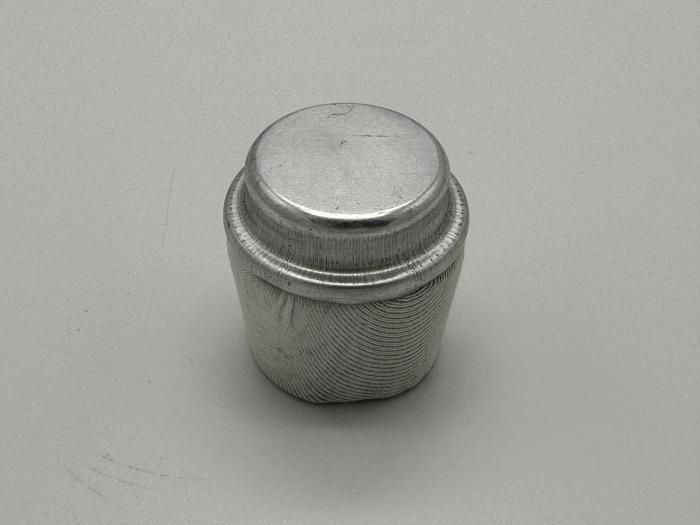 Корковая пробка для термоса в тканевом чехле D 3,4 cm H 4,1 cm 15455 фото