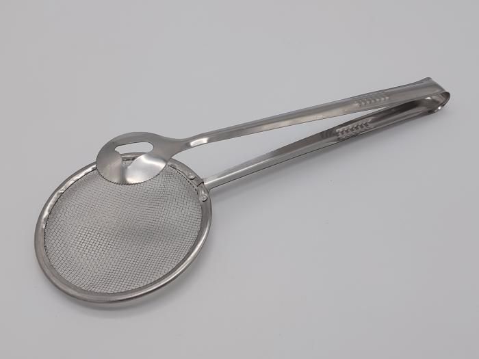 Щипцы для фритюра и жарки с сеткой-шумовкой нержавеющие L 28 cm 14344 фото