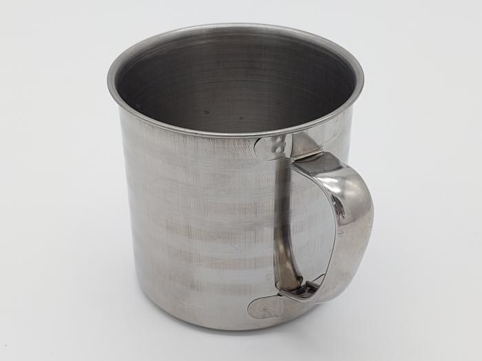 Кружка из нержавеющей стали со съемной ручкой Кружка нержавейка №2 D 9 cm H 9 cm 470 мл ВЫСШИЙ СОРТ 20226 фото