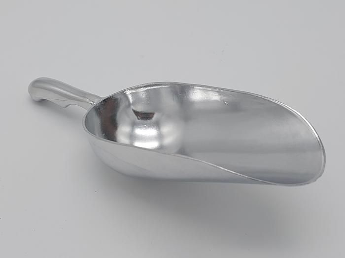 Совок алюминиевый для льда сыпучих продуктов и круп L 27 cm/чаша 19*10 cm вместимость 400 грамм 17484 фото