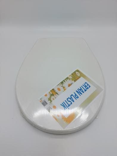 Сиденье для унитаза пластмассовое (крышка) PP01 "Papatya" 44 * 37 cm. Крышки для унитазов. 19770 фото