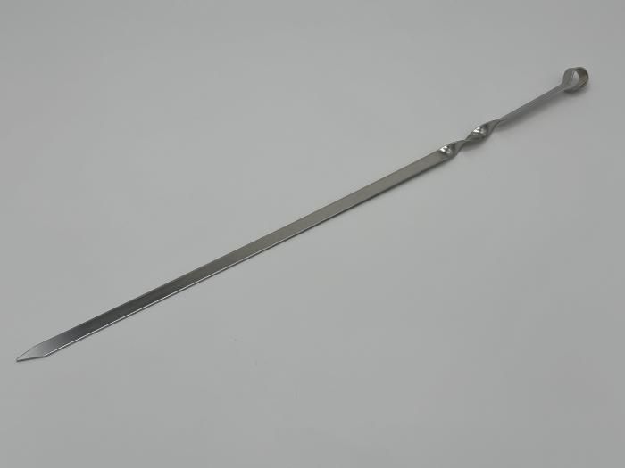 Шампур широкий нерж.60см т=1,3см VT6-18393(192шт) 17521 фото