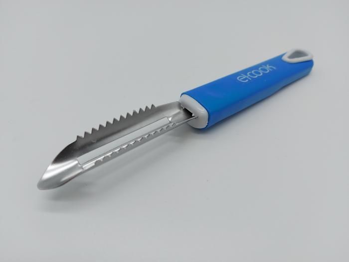 Нож-экономка для чистки овощей пластиковый Овощечистка ручная L 19 cm 06986 фото