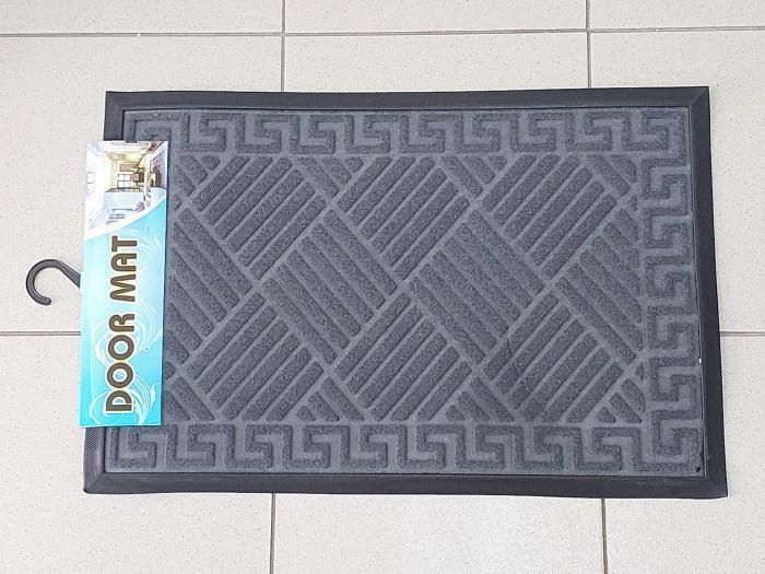 Килимок Welcom 40*60 сірі ромбики VT6-14089(25шт) 11164 фото