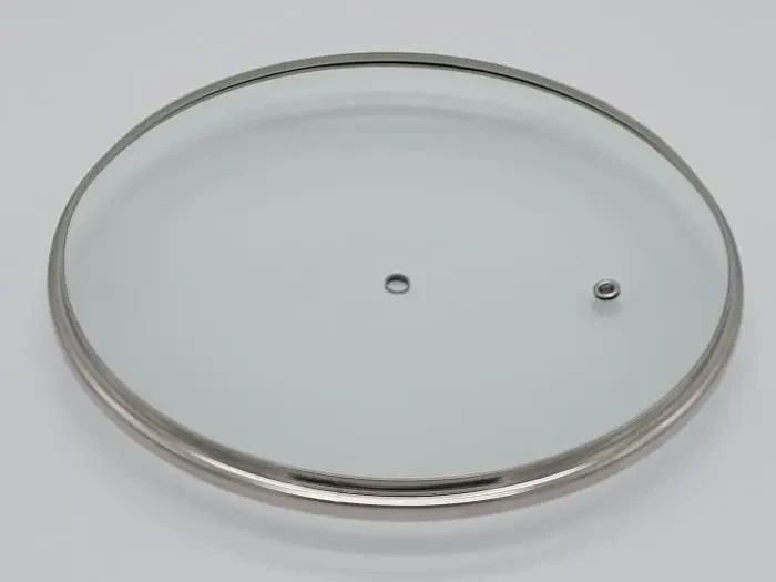 Крышка стеклянная для сковородки без ручки D 24 cm 20342 фото