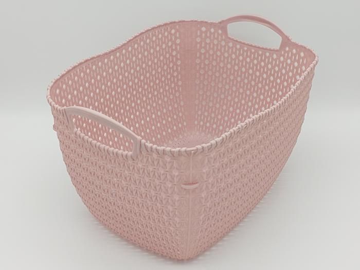 Корзина пластиковая без крышки Сетка Tuffex 4204 Ящик для хранения вещей 38*28 cm H 22 cm 17 литров 18664 фото