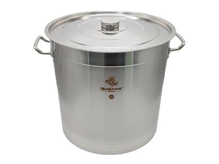 Каструля нерж 40л (для індукційних плит)42*42 см VT6-20399(7шт) 20214 фото