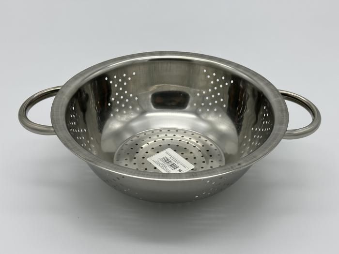 Дуршлаг из нержавеющей стали Сито нержавейка с двумя ручками D 21 cm H 7 cm 17425 фото