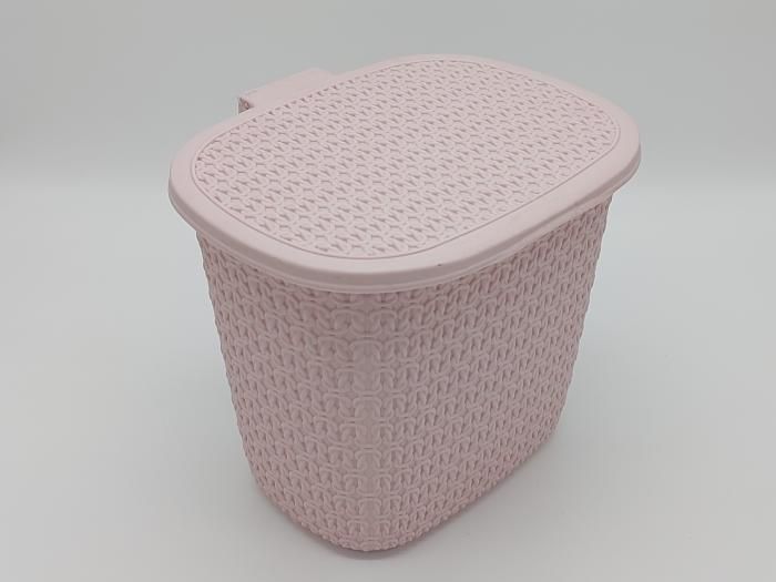 Корзина пластиковая c крышкой Сетка Tuffex 4047 Ящик для хранения вещей 25*19 cm H 22 cm 7,5 литра 18661 фото