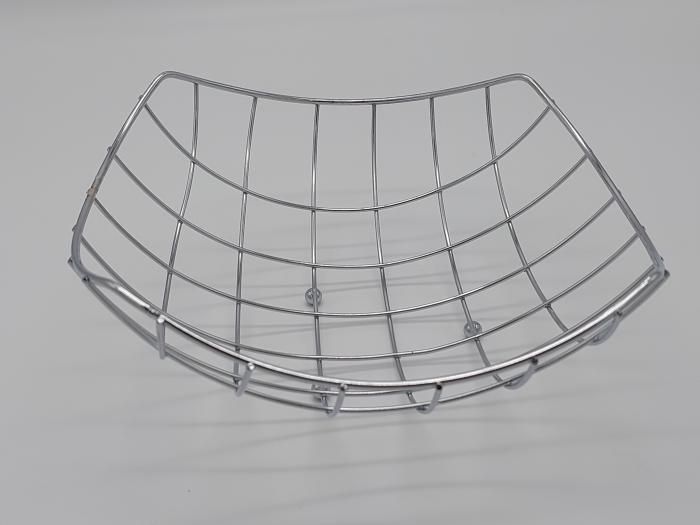 Фруктовница из нержавеющей стали Ваза для фруктов из нержавейки 24*24 cm H 10 cm 16307 фото
