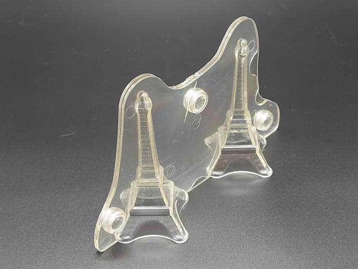 Поликарбонатная форма для шоколада 3D Эйфелевая башня 19,6 * 7 cm H 12 cm 18718 фото