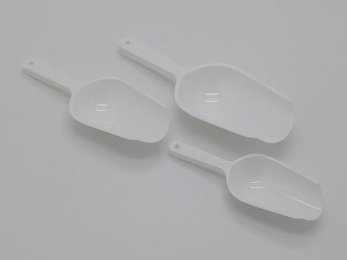 Набор совочков пластиковых для круп и сыпучих продуктов 3 штуки L 15,5/19/22 cm 18468 фото