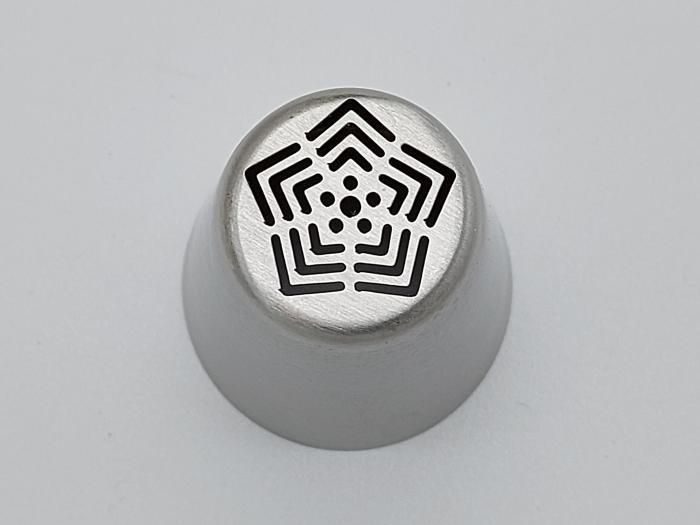 Насадка кондит нерж для малазійських тортів 3,8*4,3см №75 VT6-19470(300шт) 18758 фото