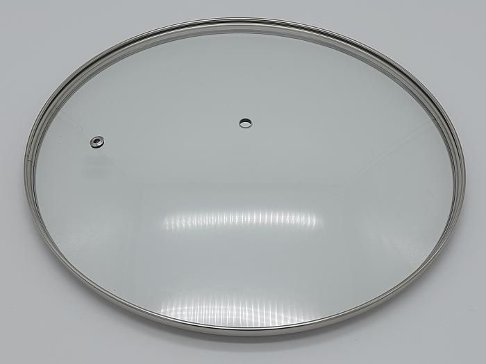 Крышка стеклянная для сковородки без ручки D 30 cm 09263 фото