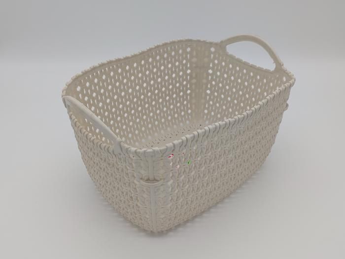 Корзина пластиковая без крышки Сетка Tuffex 4203 Ящик для хранения вещей 28*21 cm H 18 cm 7,5 литров 18663 фото