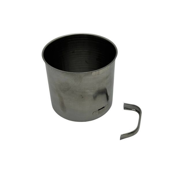 Кружка из нержавеющей стали со съемной ручкой Кружка нержавейка №6 D 13 cm H 11,5 cm 1,2 л ВЫСШИЙ СОРТ 20365 фото