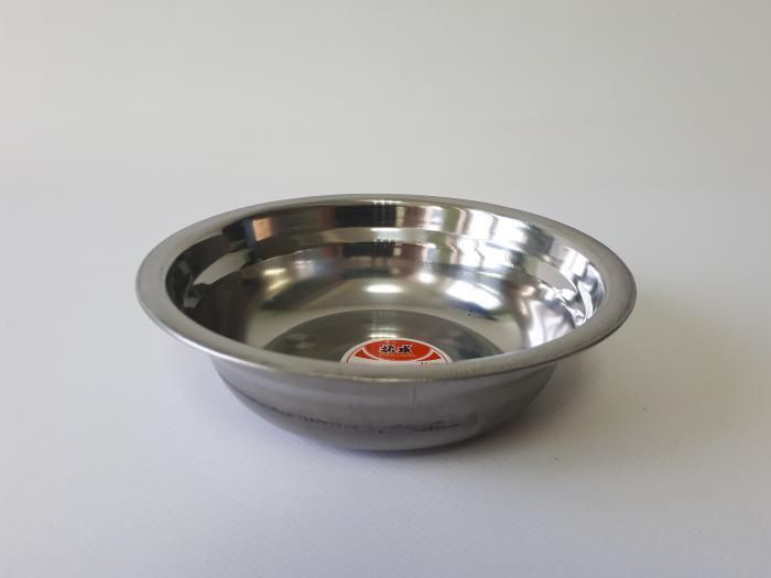 Миска кухонная из нержавеющей стали глубокая D 15 cm H 4,2 cm 300 мл для столовой Нержавейка 20234 фото