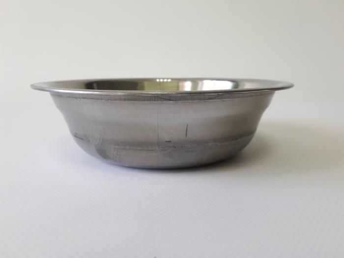 Миска кухонная из нержавеющей стали глубокая D 15 cm H 4,2 cm 300 мл для столовой Нержавейка 20234 фото